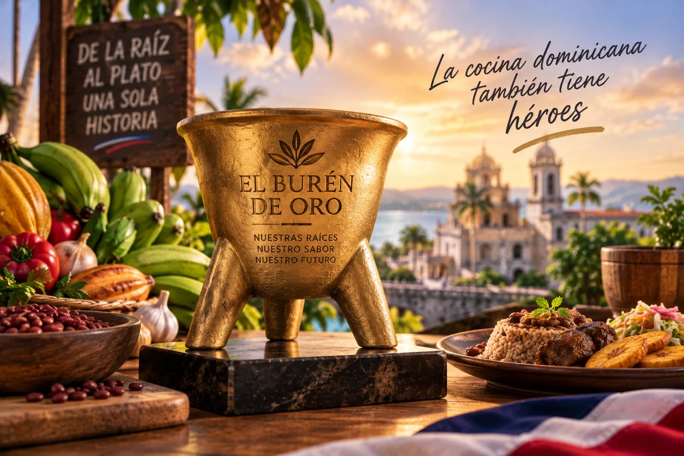 No solo chefs: nace El Burén de Oro para premiar toda la cadena que sostiene la cocina dominicana