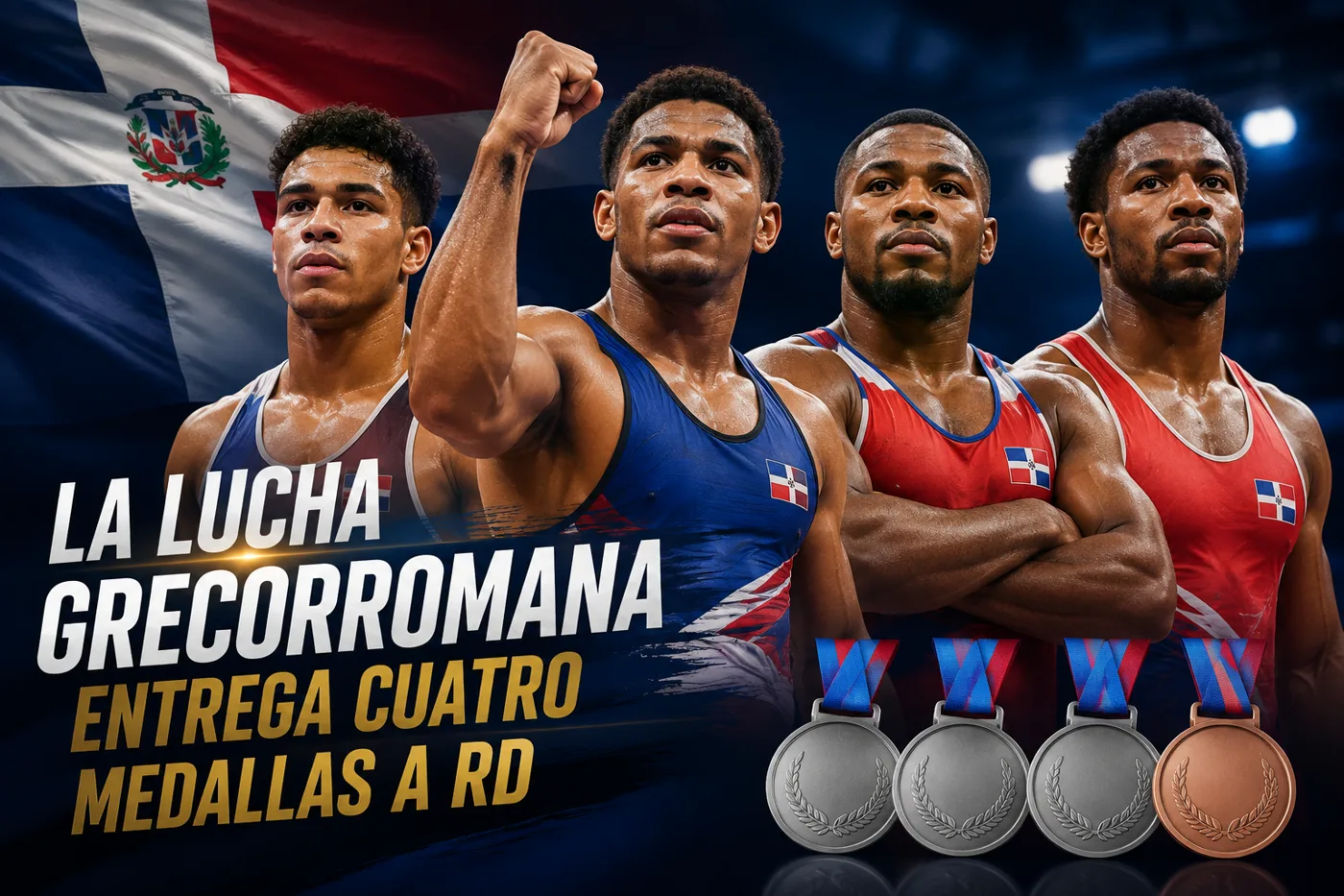 La lucha grecorromana entrega cuatro medallas a RD