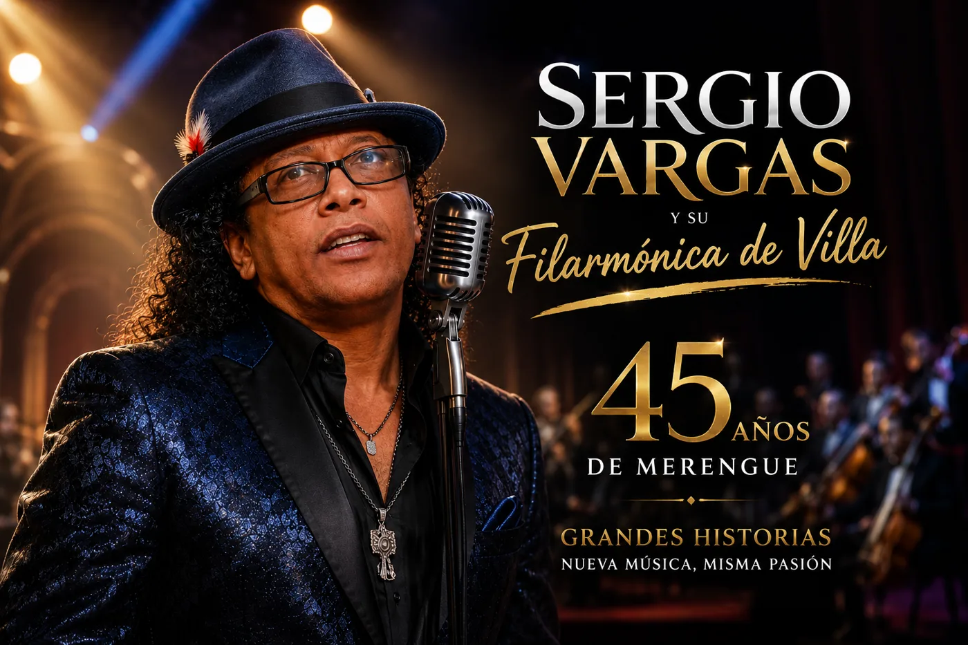 Sergio Vargas vuelve con su “Filarmónica de Villa”: 45 años de merengue se encontrarán con su nuevo disco en Santo Domingo