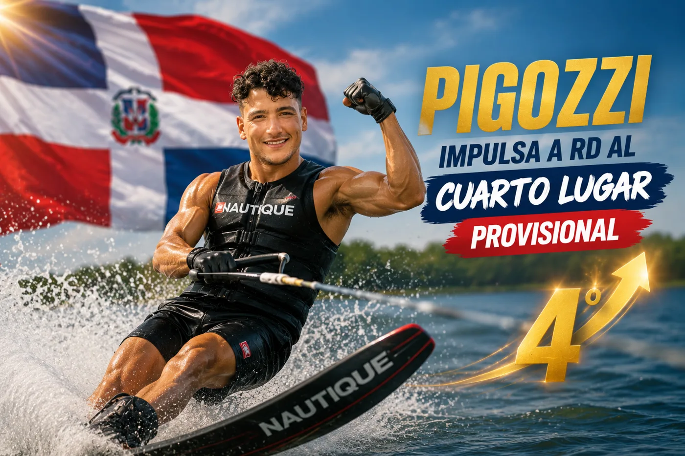 Pigozzi impulsa a RD al cuarto lugar provisional