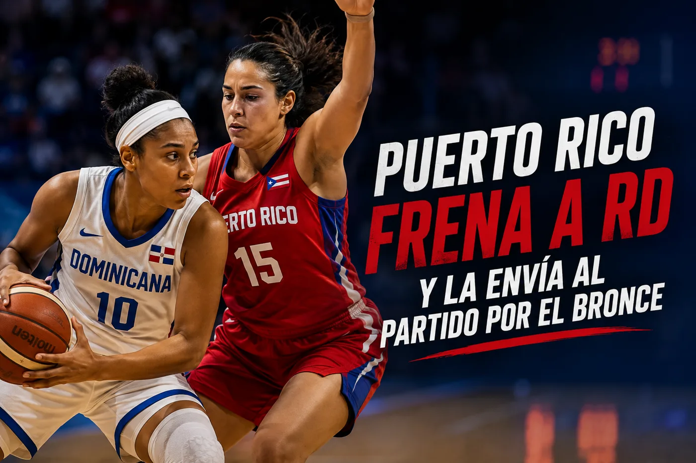 Puerto Rico frena a RD y la envía al partido por el bronce