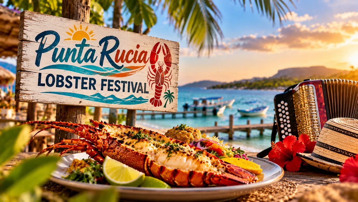 Punta Rucia se convierte en la capital de la langosta: playa, merengue y un homenaje a Fefita La Grande