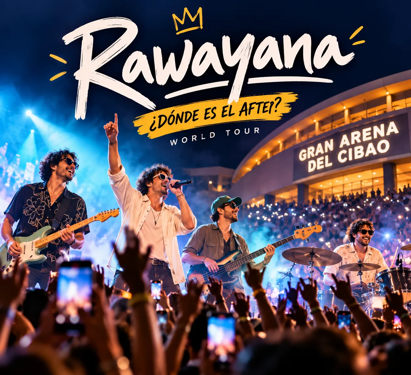 Rawayana llena Santiago: dos noches agotadas convierten la Arena del Cibao en una gran parada de su gira mundial