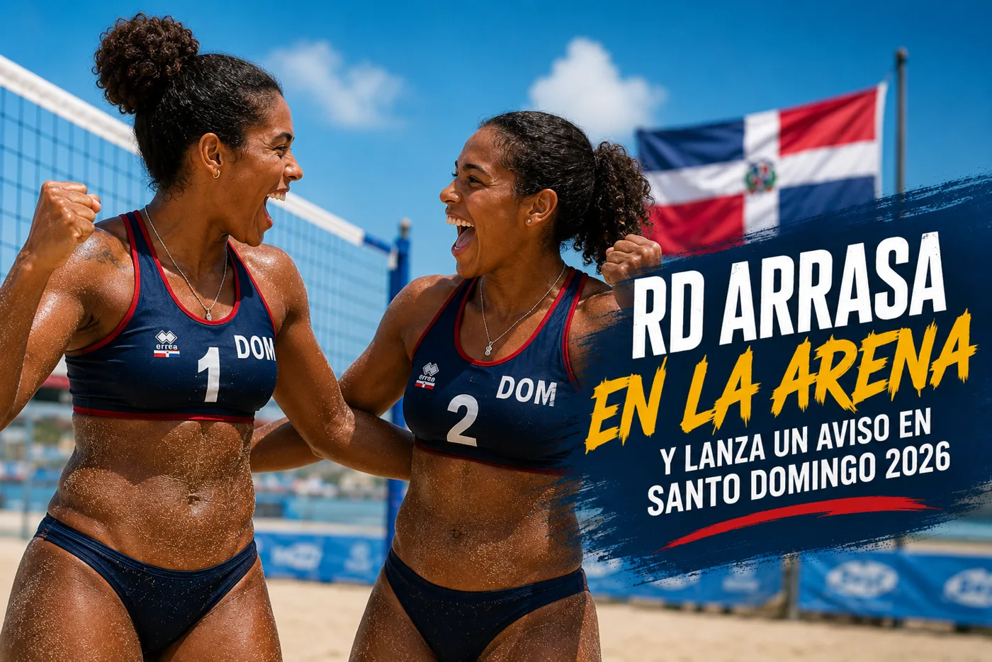 RD arrasa en la arena y lanza un aviso en Santo Domingo 2026