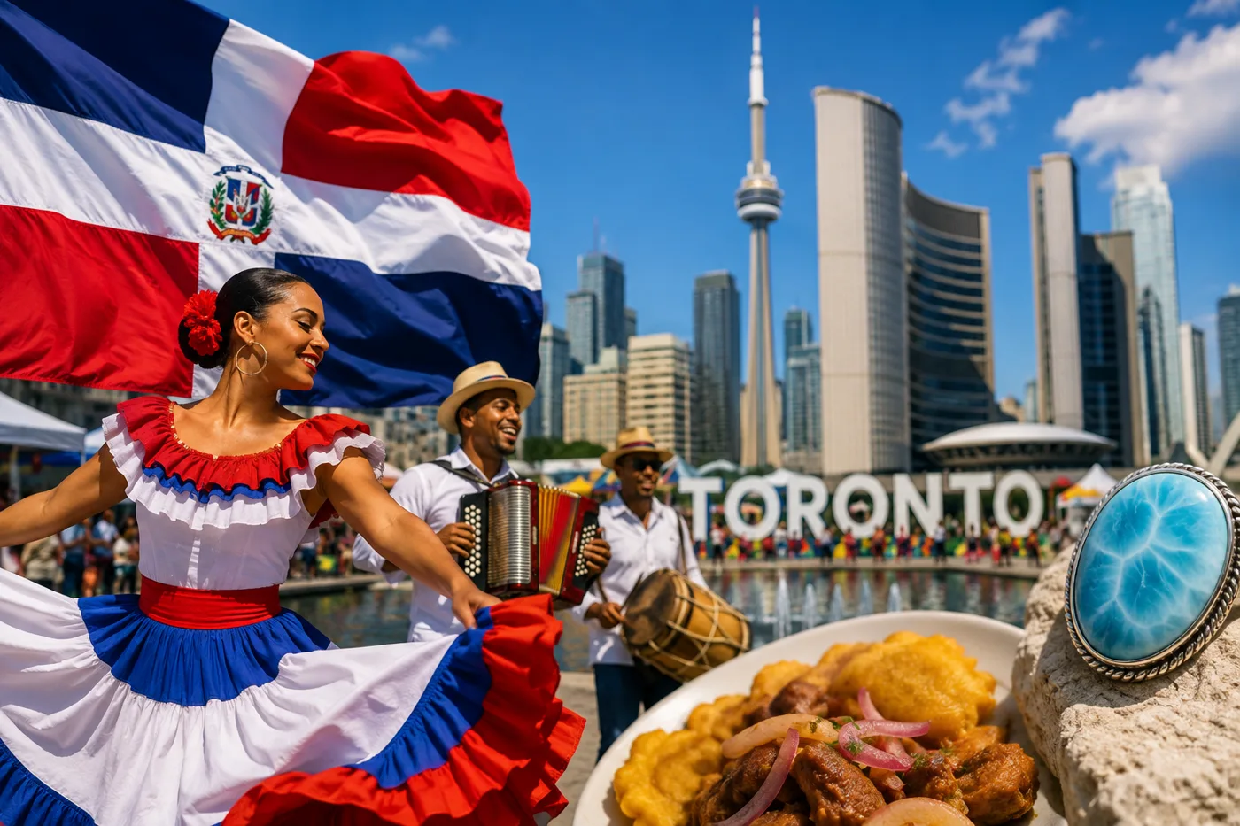 RD brilló en Toronto: merengue, bachata, larimar y sabor criollo conquistaron el PanamFest