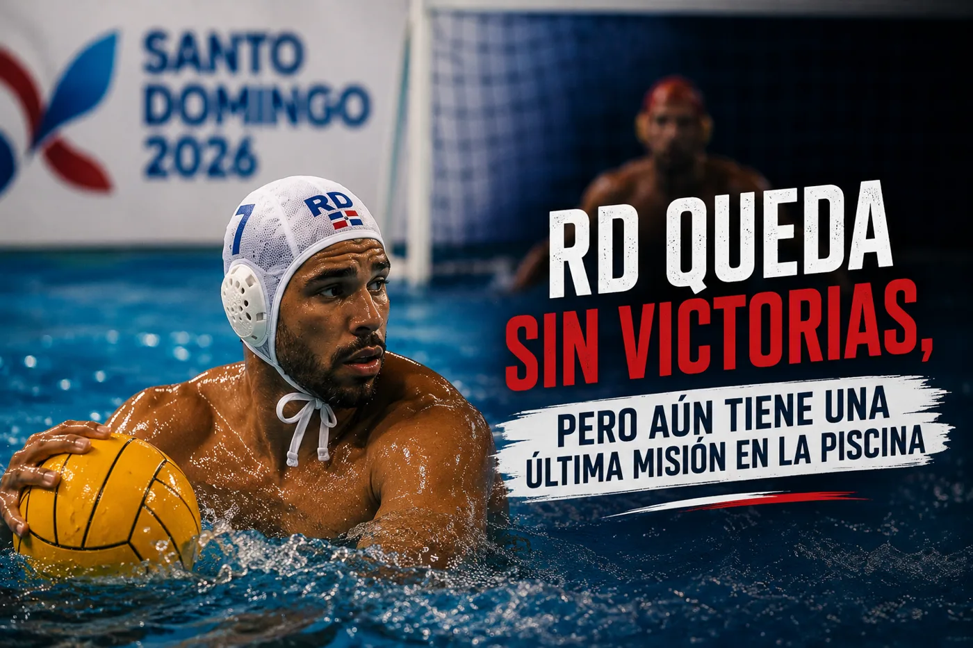 RD queda sin victorias, pero aún tiene una última misión en la piscina