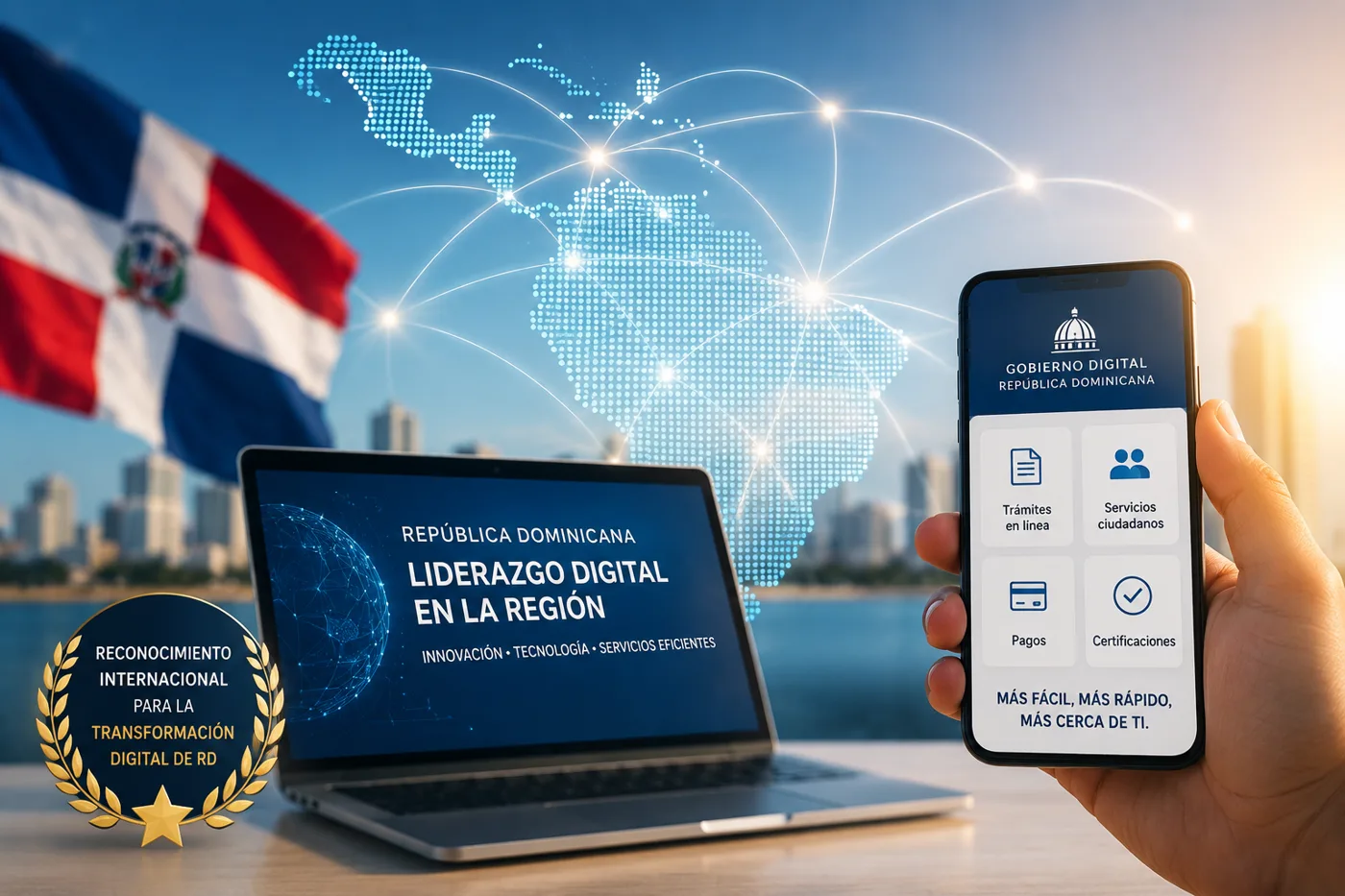 RD se coloca en el mapa digital regional: lo que este reconocimiento puede significar para tus trámites