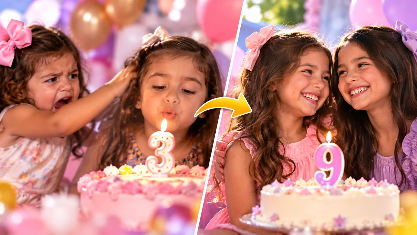 ¿Recuerdas la pelea por el pastel? Las hermanas del famoso meme regresan seis años después y sorprenden con el final