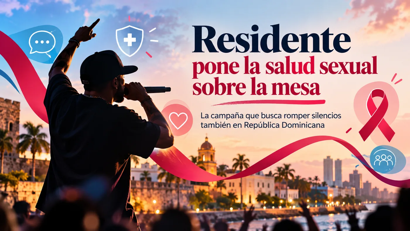 Residente pone la salud sexual sobre la mesa: la campaña que busca romper silencios también en República Dominicana