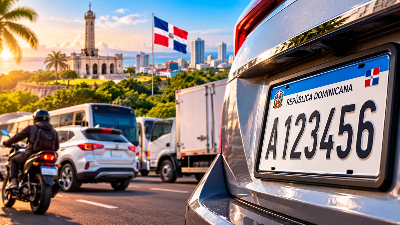 ¿Sabes qué significa tu placa? RD ya tiene 36 tipos y más de 6.6 millones de vehículos