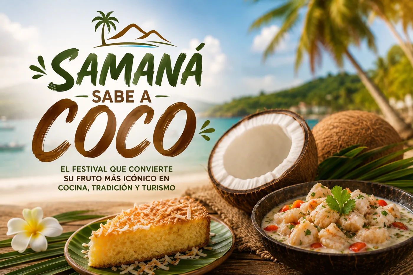 Samaná sabe a coco: el festival que convierte su fruto más icónico en cocina, tradición y turismo