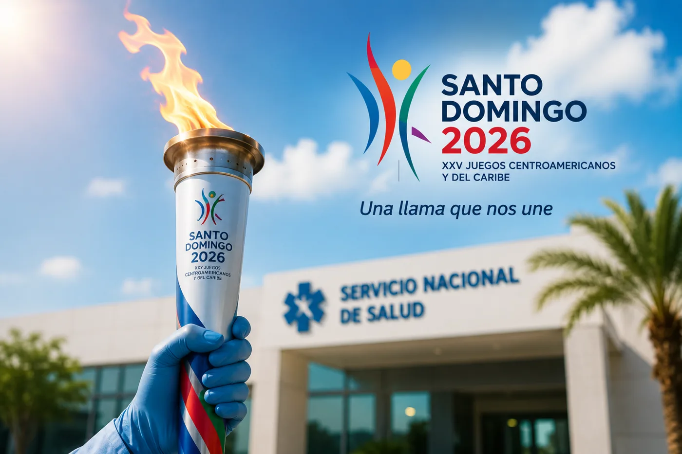 Santo Domingo 2026 entra en cuenta regresiva: la antorcha ya llegó al corazón del sistema de salud