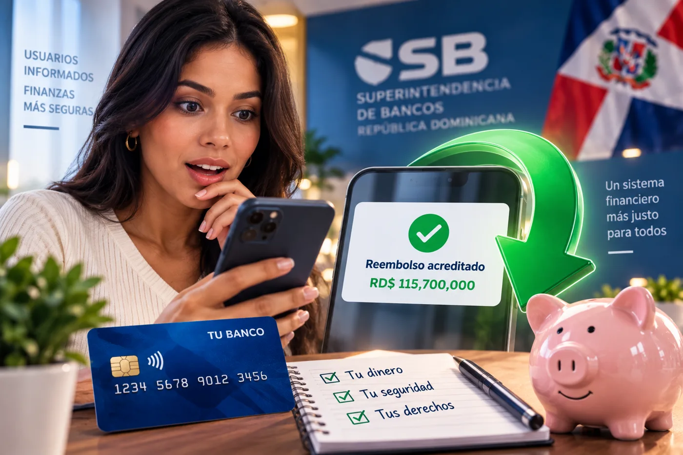 ¿Tu banco te cobró algo que no reconoces? RD$115.7 millones regresarán a usuarios tras casi 5,000 reclamaciones