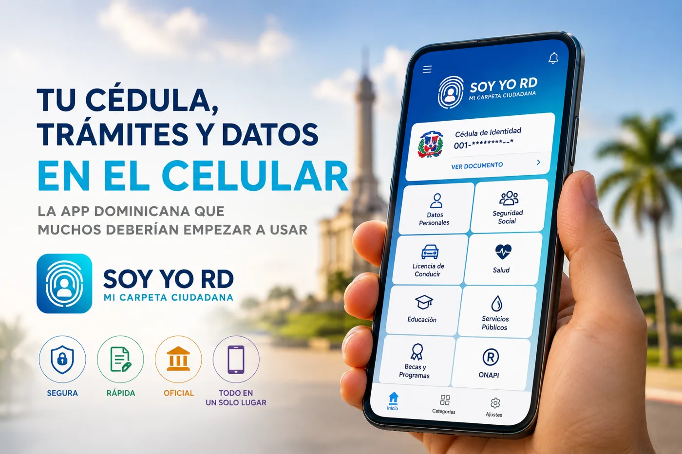 Tu cédula, trámites y datos en el celular: la app dominicana que muchos deberían empezar a usar