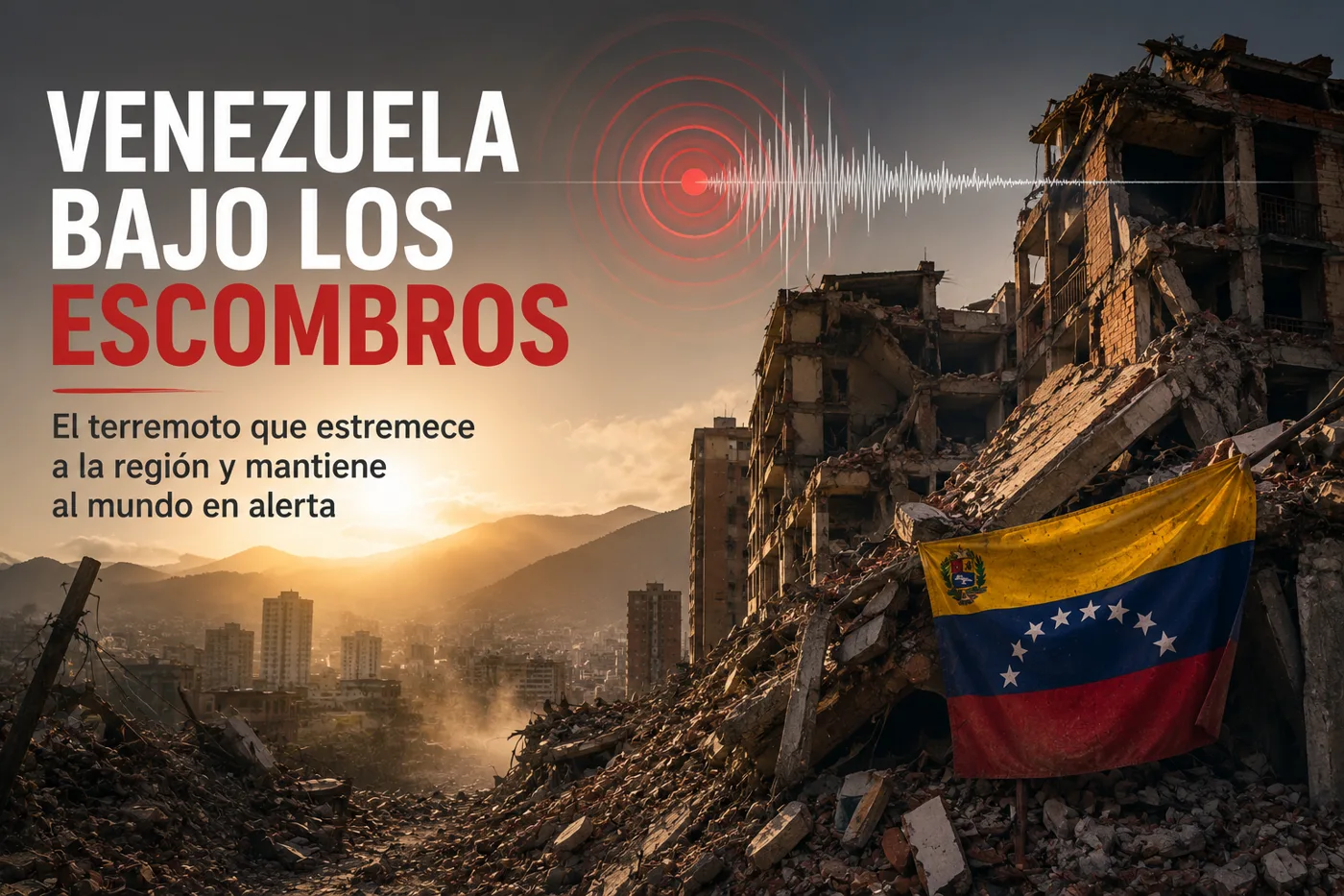 Venezuela bajo los escombros: el terremoto que estremece a la región y mantiene al mundo en alerta