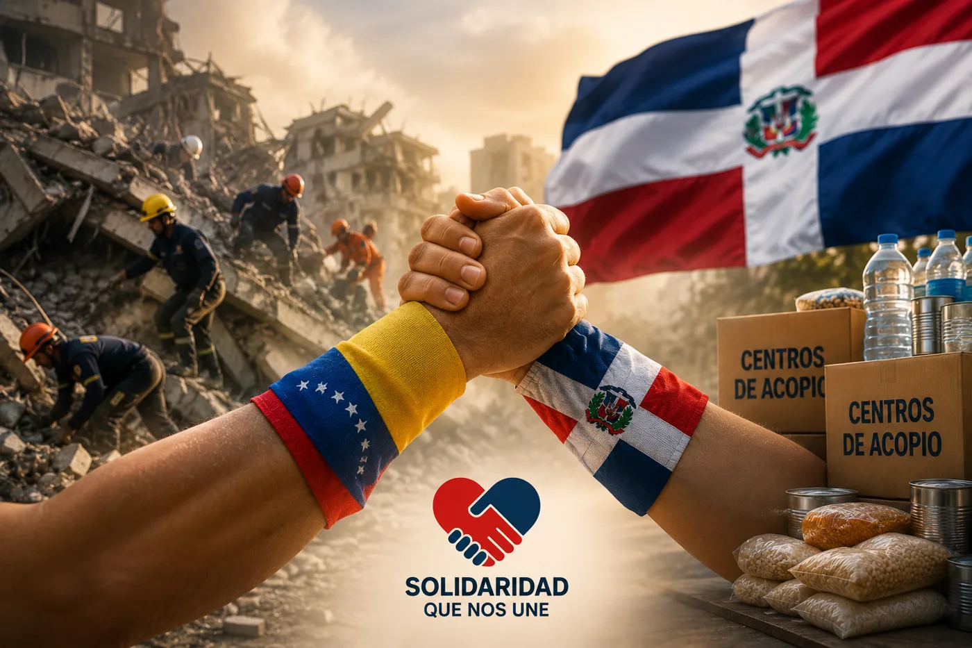 Venezuela busca sobrevivientes tras terremotos devastadores: RD activa apoyo para dominicanos y centros de acopio