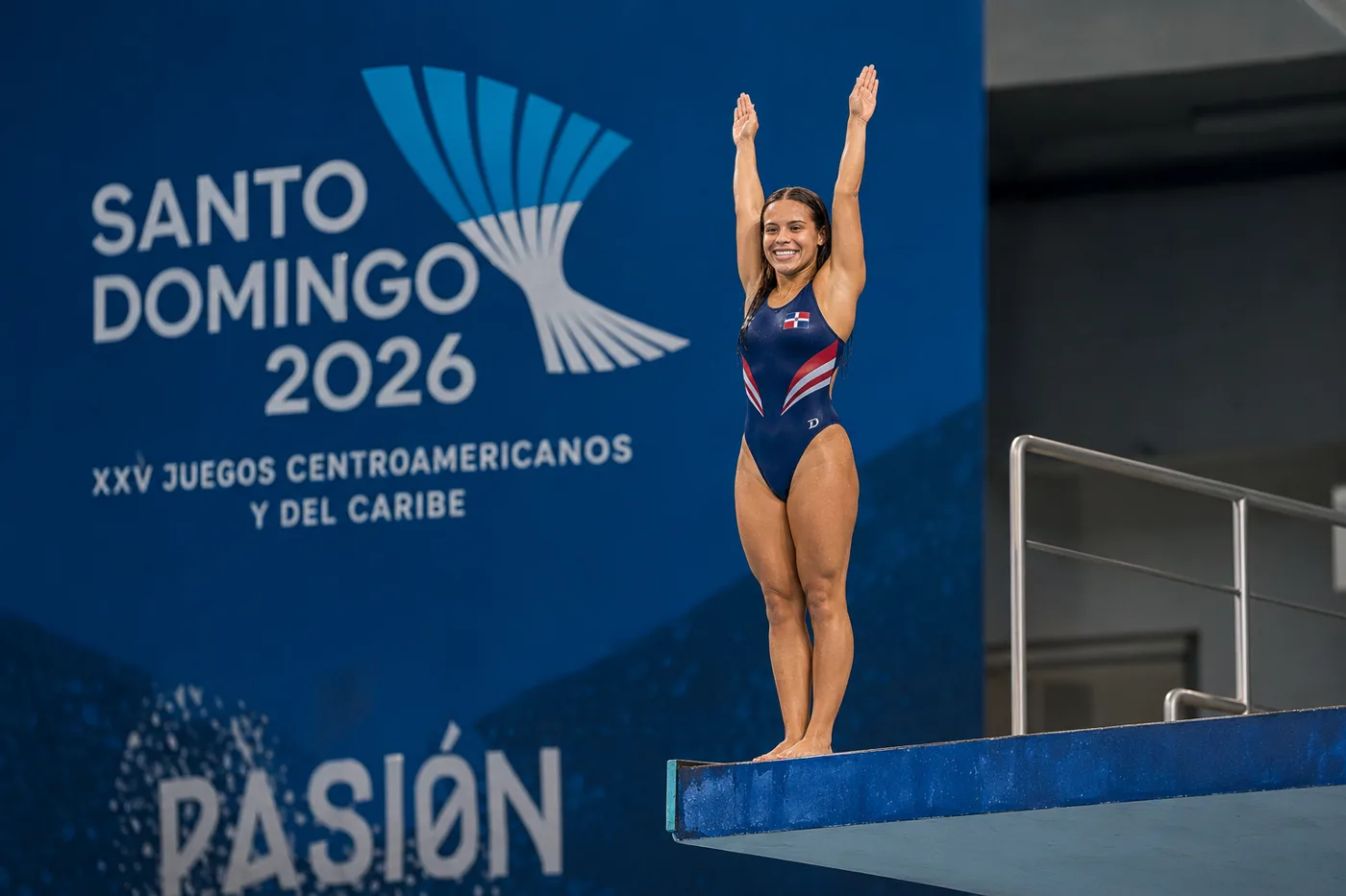 Victoria Garza abre la historia dominicana en los clavados