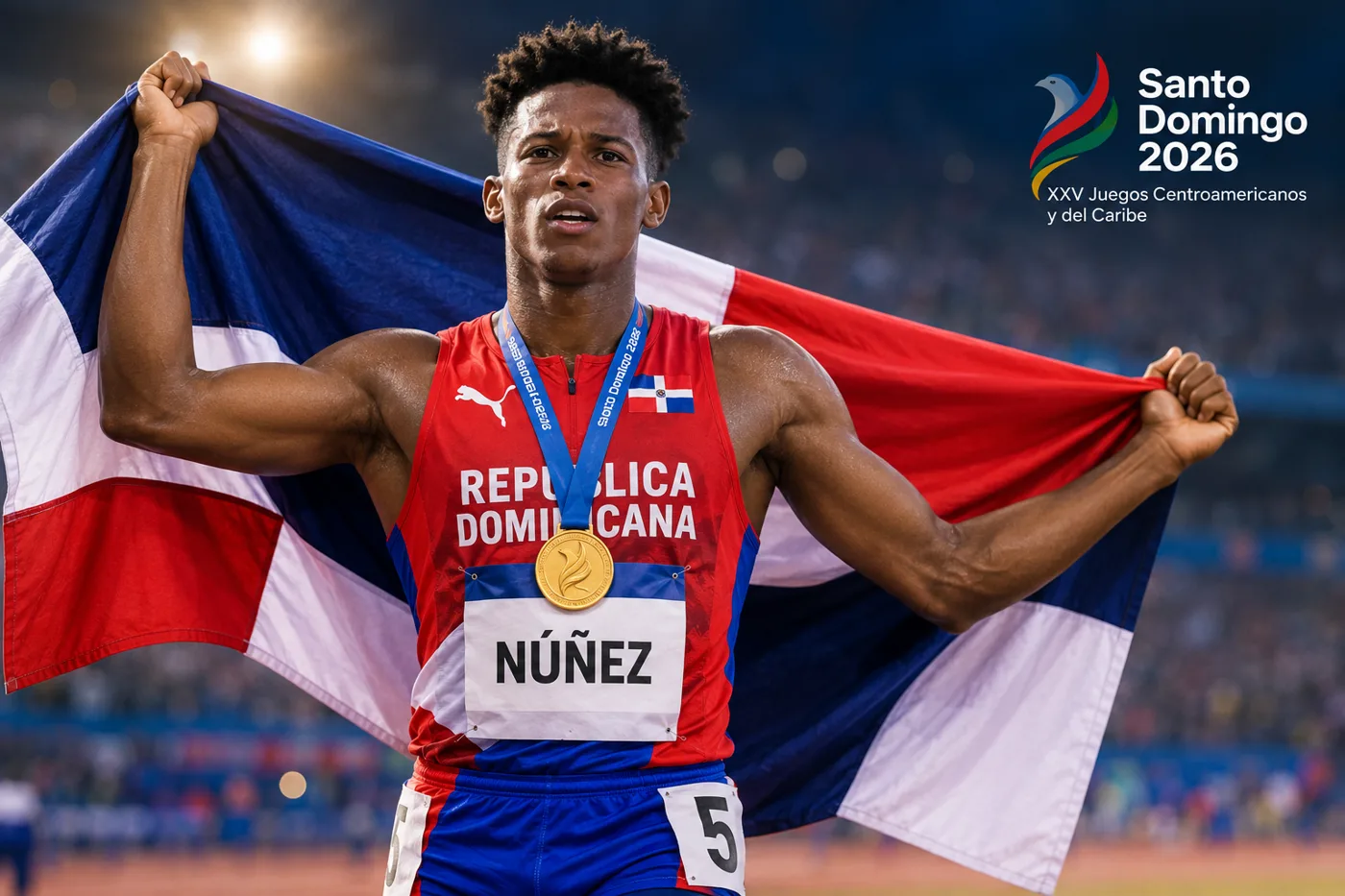 Yeral Núñez conquista el oro y enciende el atletismo dominicano